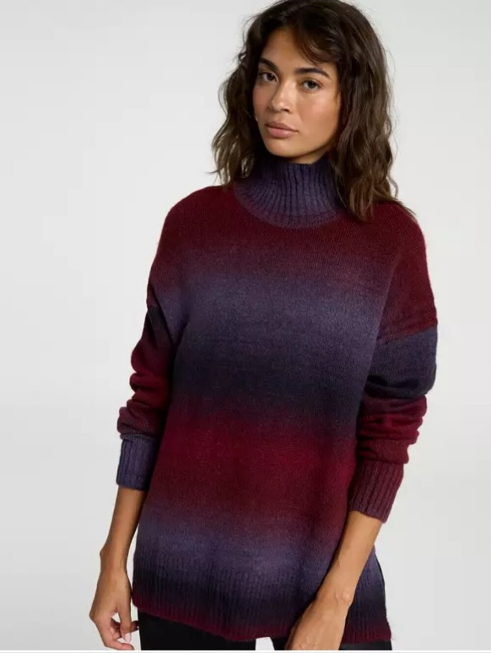 Calia Oversized Sweater Tunic - Borealis Print